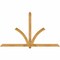Ekena Millwork Redmond Rough Sawn Timber Gable Bracket, Western Red Cedar, 96"W x 56"H x 4"D x 4"F, 14/12 Pitch GBW096X56X0404RED00RWR - alternate 1